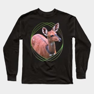 Bushbuck - Antelope in Kenya / Africa Long Sleeve T-Shirt